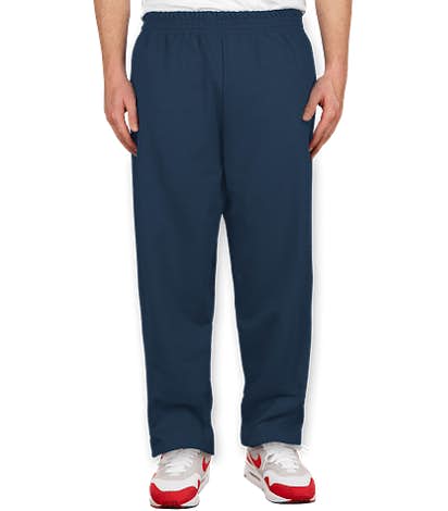 Hanes EcoSmart 50/50 Closed Bottom Sweatpants - Navy