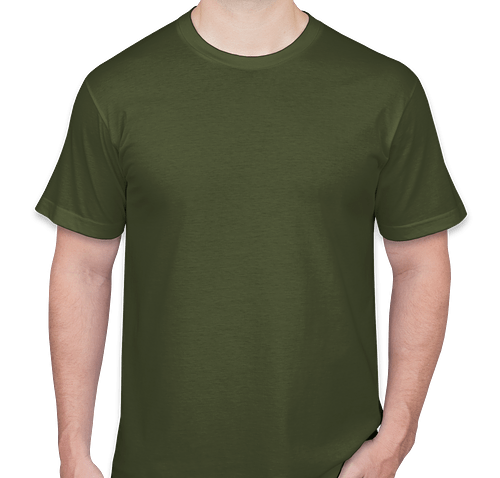 American Apparel USA-Made Jersey T-shirt - Color: Olive