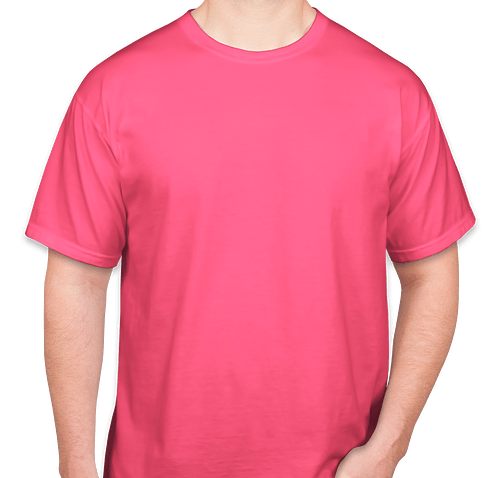 Comfort Colors 100% Cotton T-shirt - Color: Neon Pink