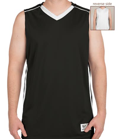 High Five Competition Reversible Basketball Jersey - Black / White
