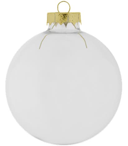 Glass Ball Tree Ornament - Clear