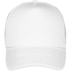 Valucap Foam/Mesh Trucker Hat - Color: White / White