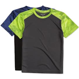 Sport-Tek Youth CamoHex Colorblock Performance Shirt
