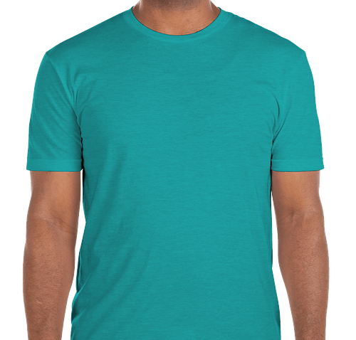 Next Level 60/40 T-shirt - Color: Bondi Blue