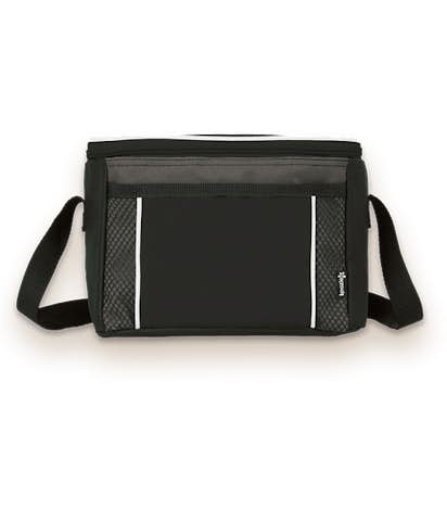 KOOZIE ® Contrast 6 Can Lunch Cooler - Black
