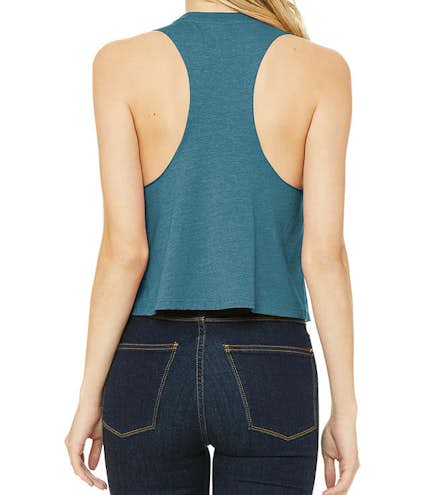 Bella + Canvas Women's Racerback Crop Tank Top - Other View: 2