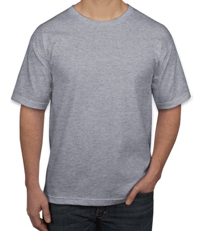 Bayside 100% Cotton USA T-shirt - Dark Ash