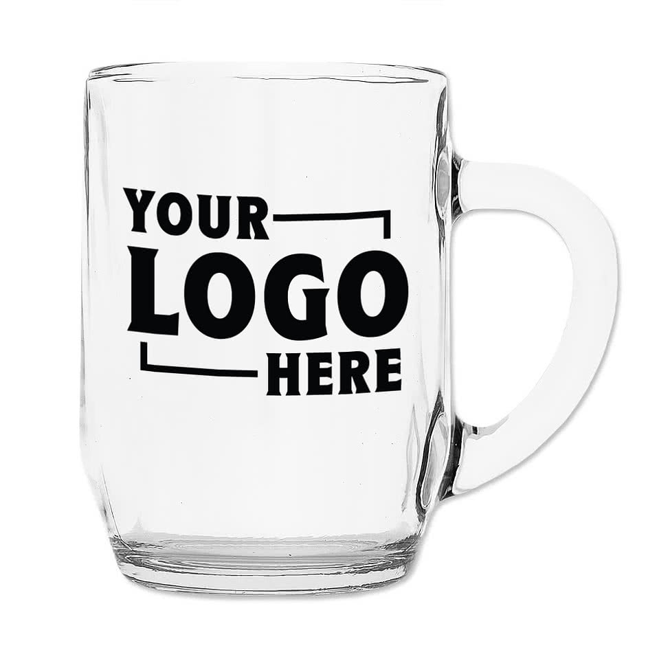 Custom 10 oz. Haworth Glass Coffee Mug Design Mugs Online at