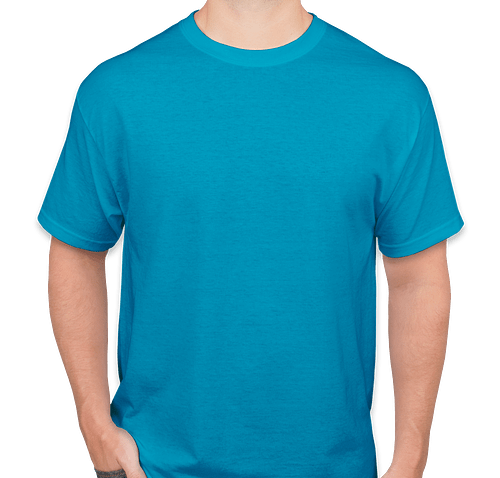 Hanes EcoSmart® 50/50 T-shirt - Color: Teal