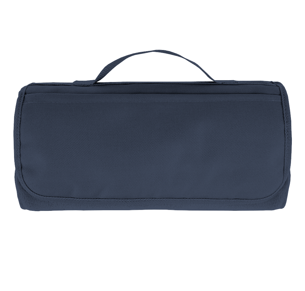 Stadium Roll-Up Blanket in Navy