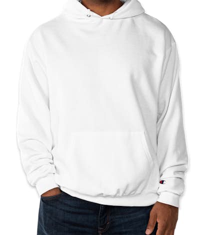 Champion 50/50 Eco Pullover Hoodie - White