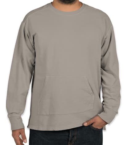 Comfort Colors French Terry Crewneck Sweatshirt - Grey