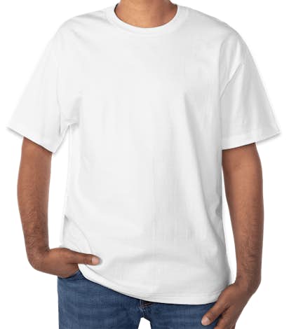 Hanes Beefy-T - White