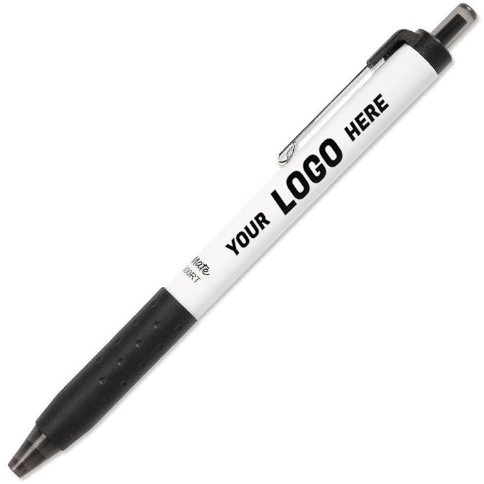 Paper Mate InkJoy White Body Click Pen (black ink)