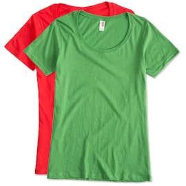 Anvil Women's Lightweight Scoop Neck T-shirt