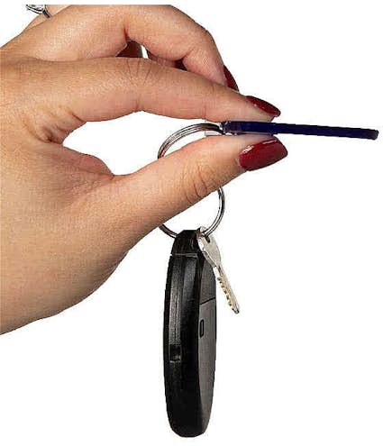 Rectangular Soft Keychain - Other View: 2
