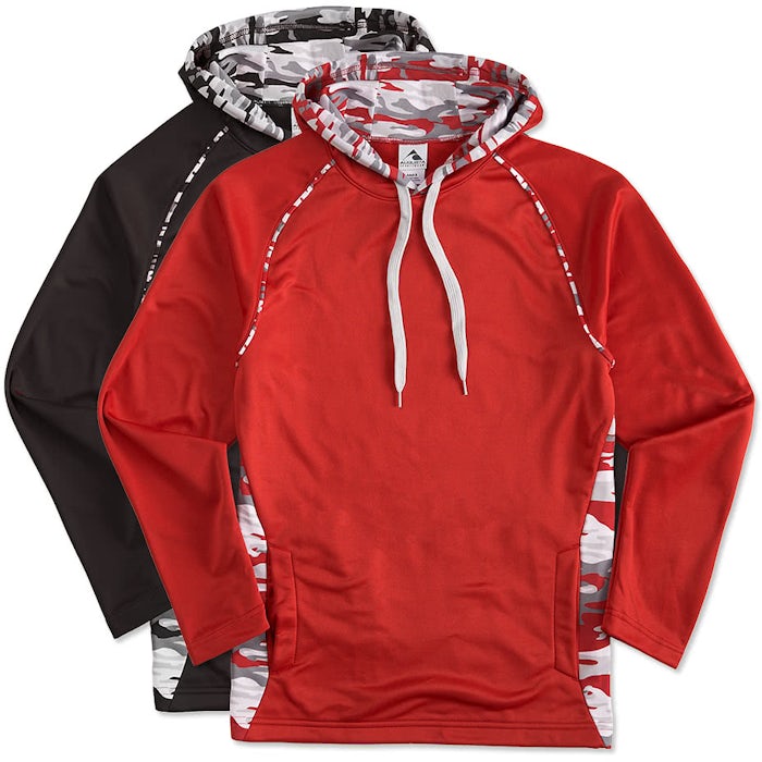 Augusta Camo Colorblock Performance Pullover Hoodie
