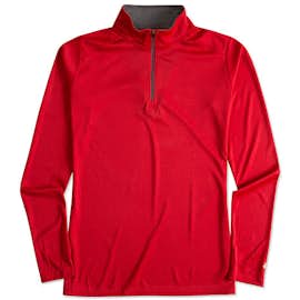 Badger Women's Contrast Quarter Zip Performance Shirt