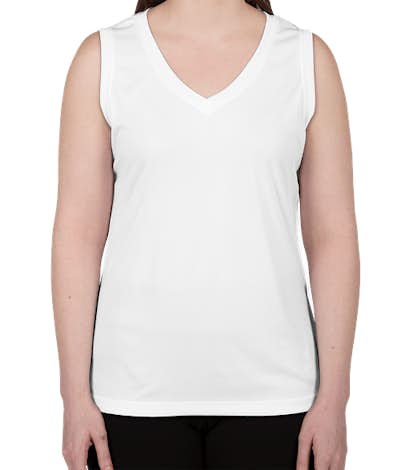 Sport-Tek Women's Competitor Performance Sleeveless Shirt - White