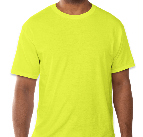 Jerzees 50/50 T-shirt - Color: Safety Green