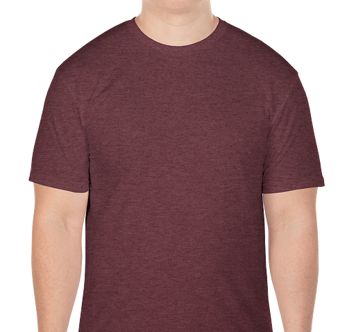 Gildan Softstyle Jersey T-shirt - Color: Heather Maroon
