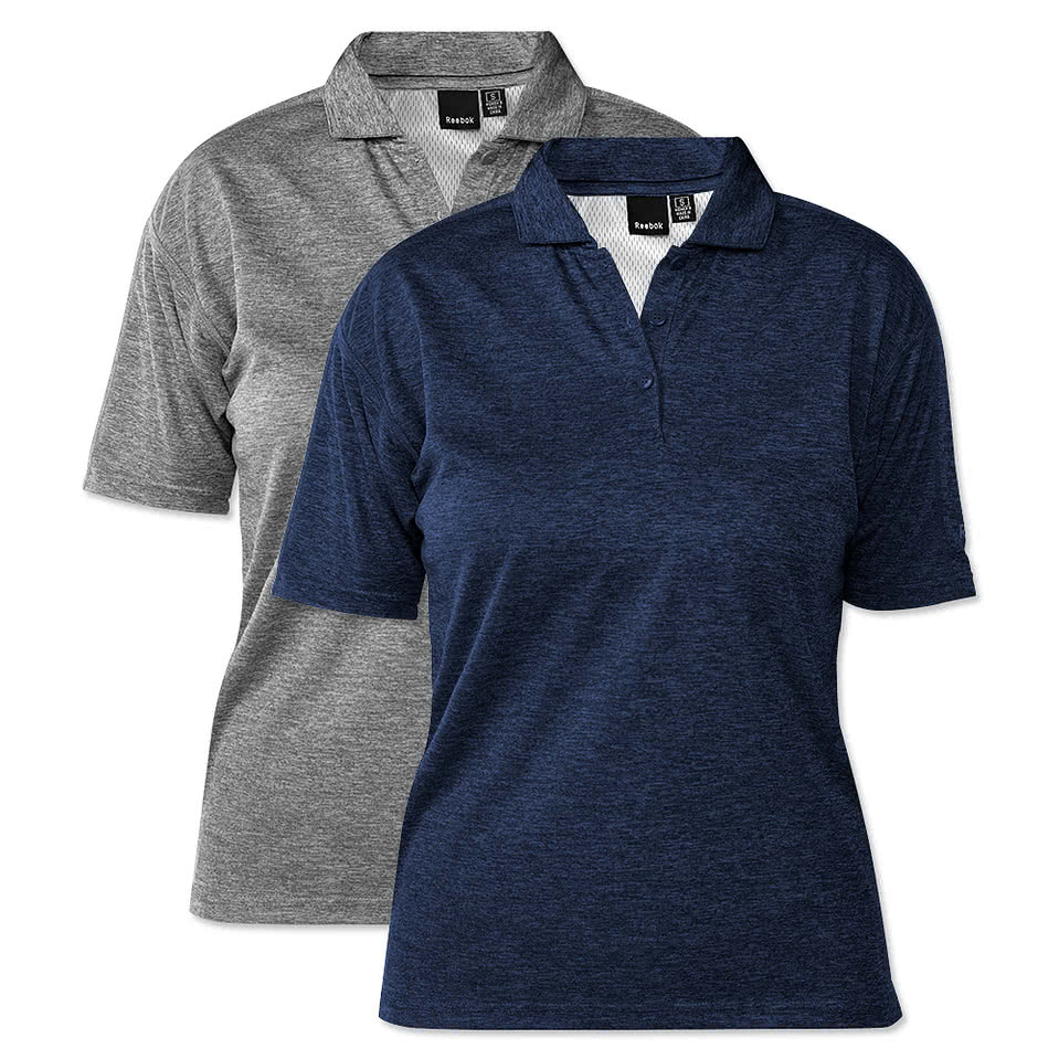 reebok women's polo shirts