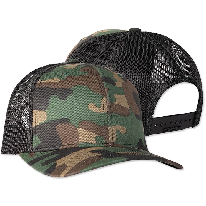 Richardson Patterned Snapback Trucker Hat