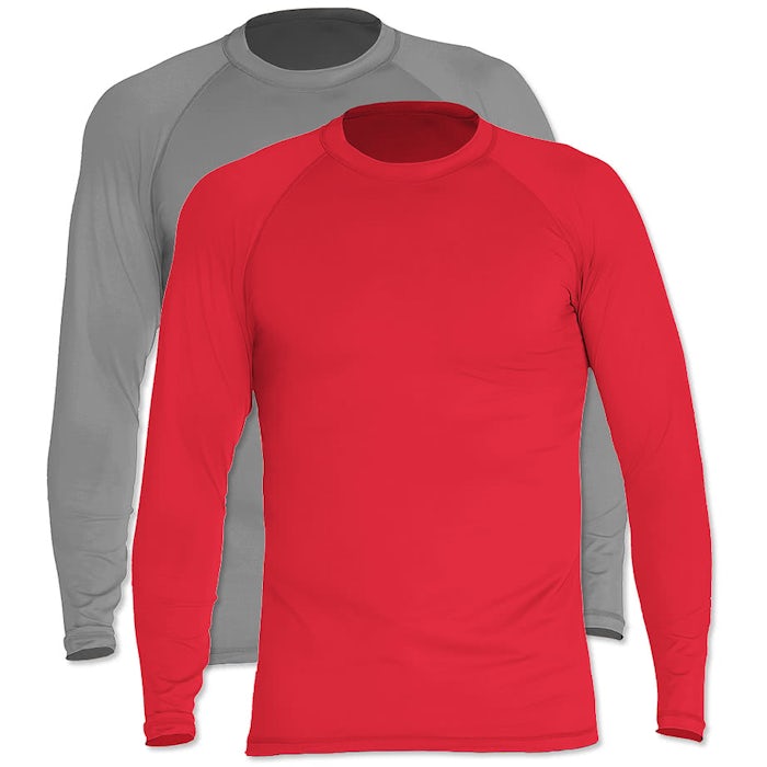 Download Custom Wet Effect Long Sleeve Rash Guard Shirt - Design Rash Guards & Swim Shirts Online at ...