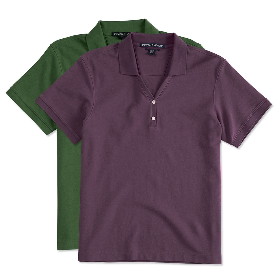 devon and jones women's polo shirts