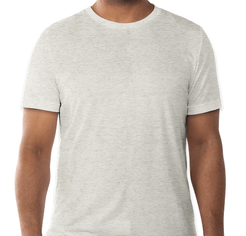 Bella + Canvas Tri-Blend T-shirt - Color: Oatmeal Tri-Blend