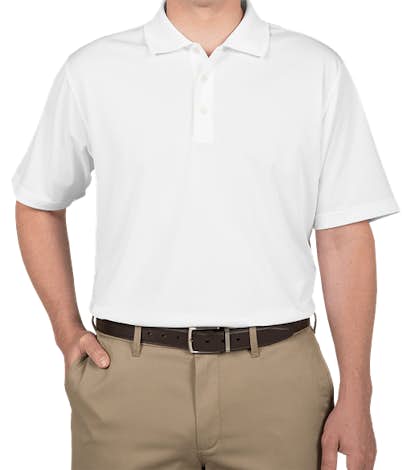 Adidas ClimaLite Performance Polo - White / Black