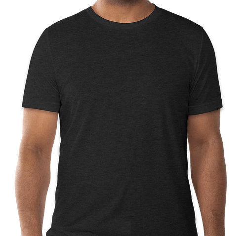 Bella + Canvas Tri-Blend T-shirt - Color: Black Heather Tri-Blend