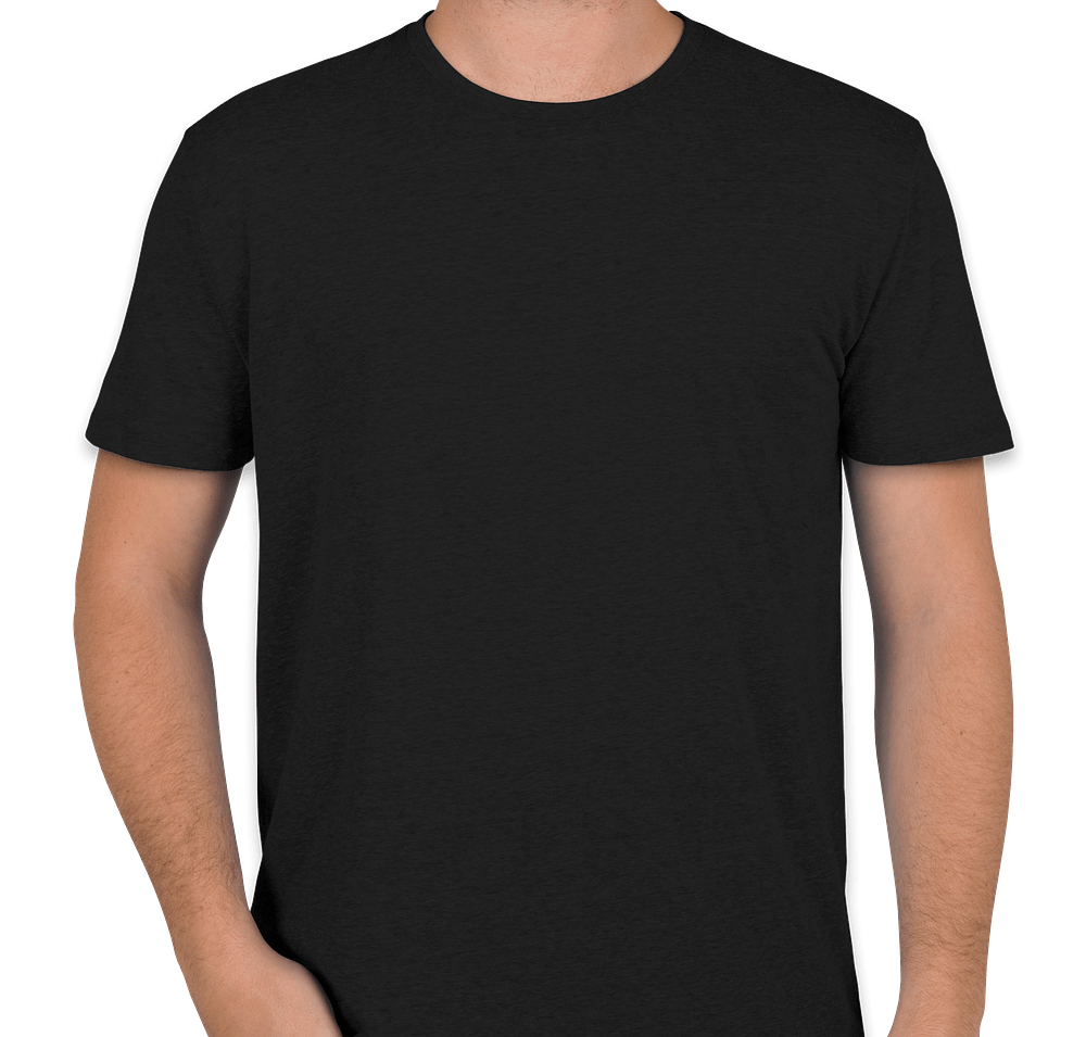 Threadfast Tri-Blend T-shirt in Solid Black Triblend