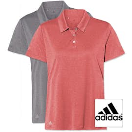 Adidas Women's Heather Performance Polo