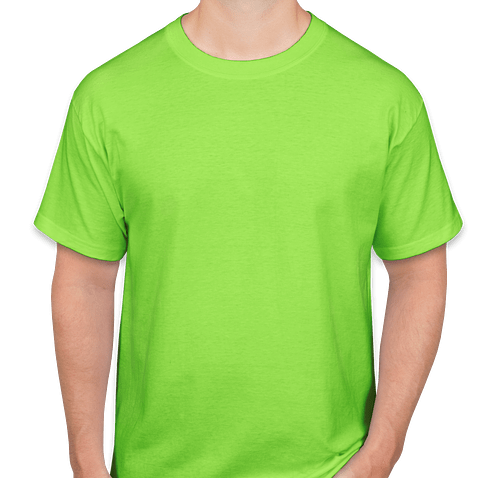 Hanes Tagless T-shirt - Color: Lime