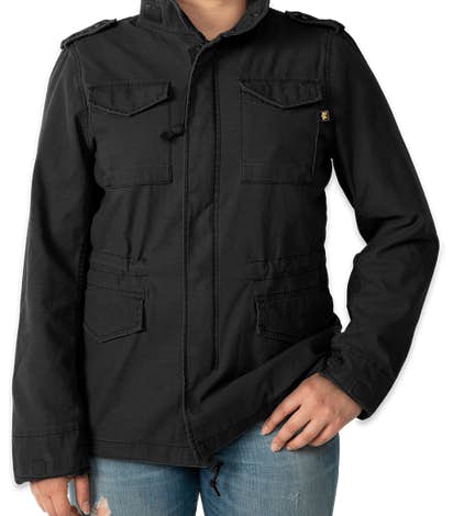 Alpha Industries Women's M-65 Defender Jacket - Black