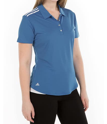 Adidas Women's Climacool 3-Stripes Shoulder Polo - Other View: 1