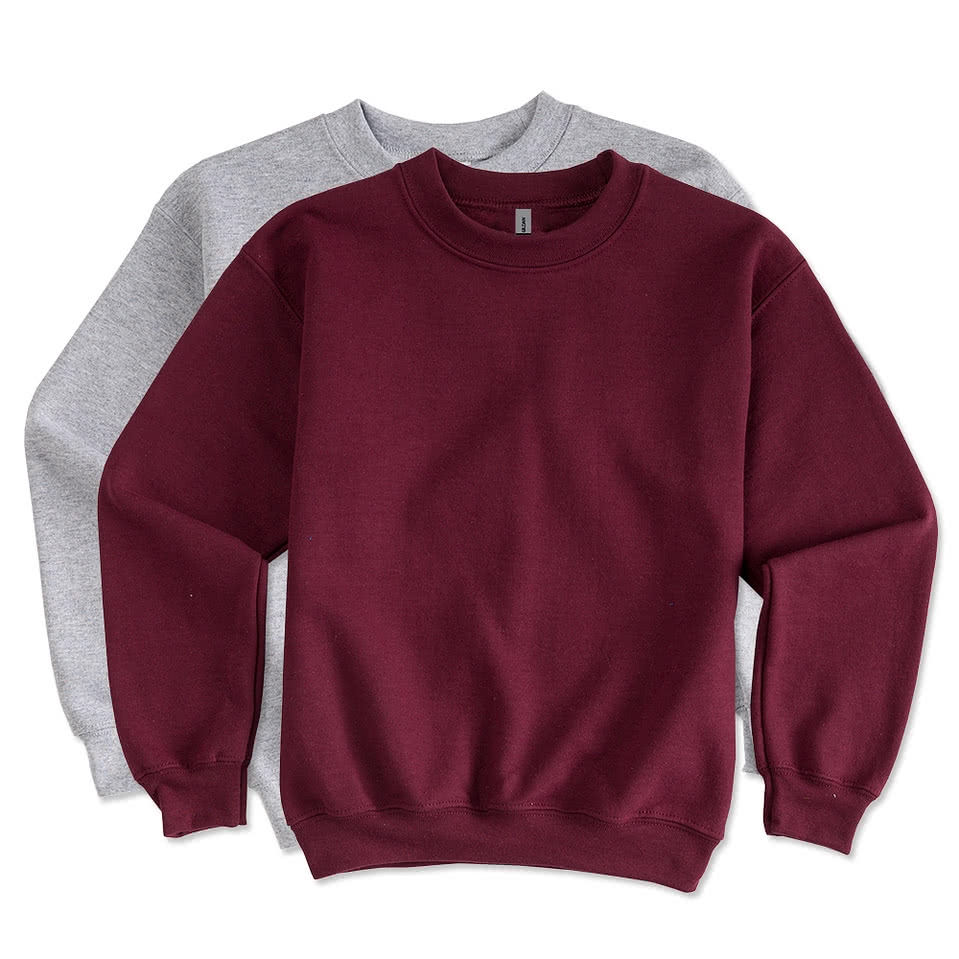 gildan youth crewneck sweatshirts