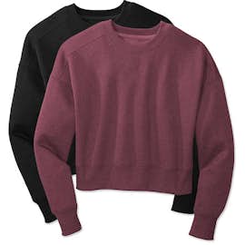 District Women’s Perfect Weight Cropped Crewneck Sweatshirt