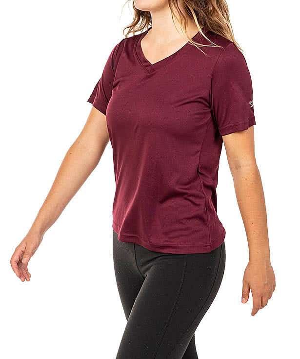 Custom Reebok Women's VNeck Performance Shirt Design Women's