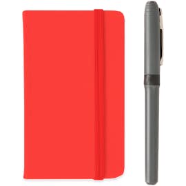 Hard Cover Mini Pocket Notebook - Color: Red