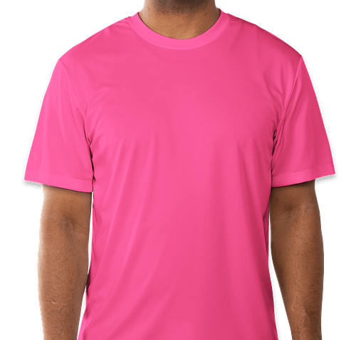 Hanes Cool Dri Performance Shirt - Color: Wow Pink