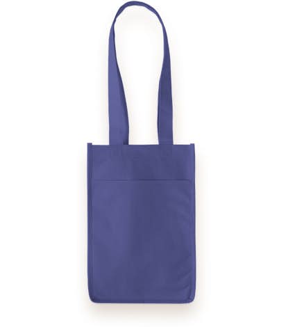 Four Bottle Non-Woven Wine Bag - Royal Blue