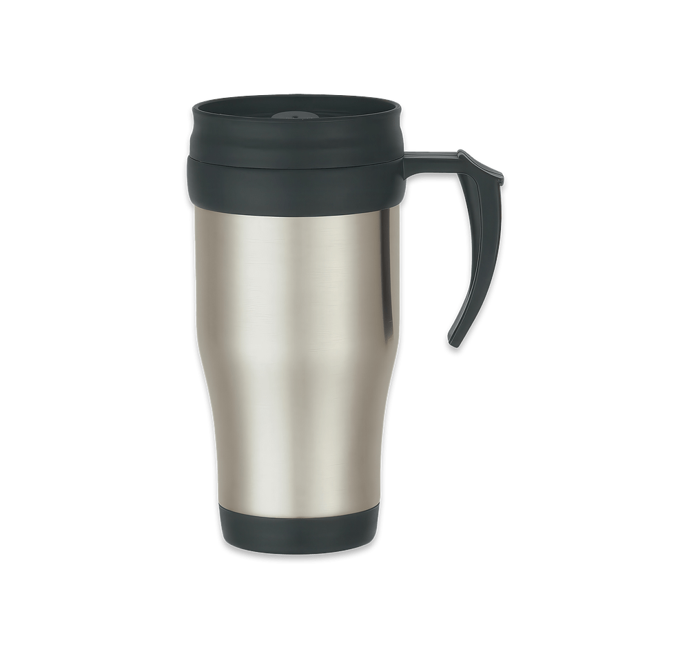 16 oz. Stainless Steel Slide Action Travel Mug