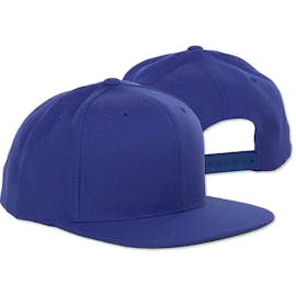 Yupoong Flat Bill Snapback Hat