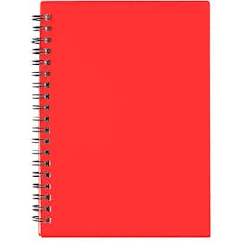Medium Plastic Cover Spiral Notebook