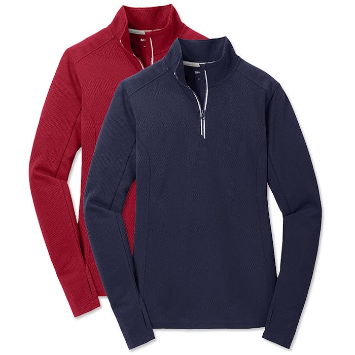 Sport-Tek Women's Sport-Wick Quarter Zip Performance Pullover