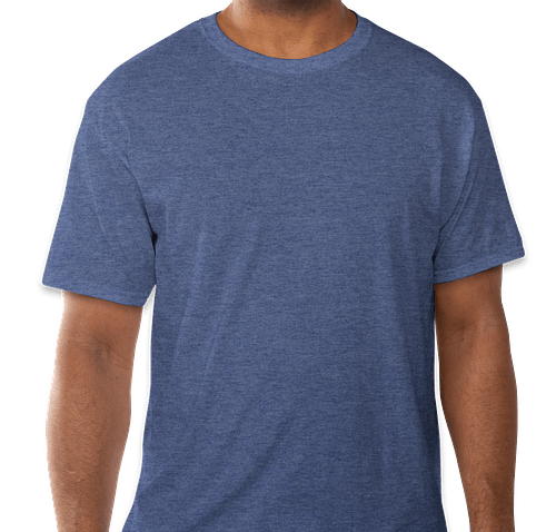 Jerzees 50/50 T-shirt - Color: Vintage Heather Blue