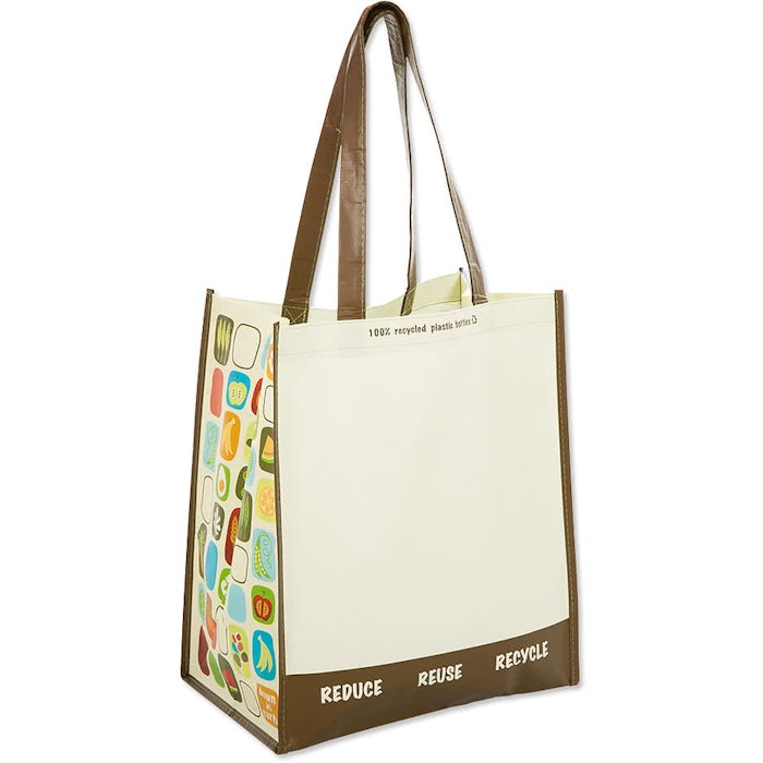 Large Laminated 100% Recycled Shopper Tote