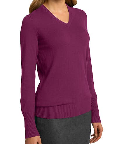 Port Authority Women's V-Neck Sweater - Other View: 1